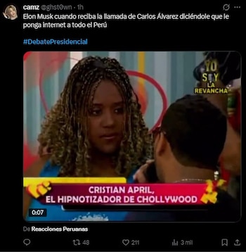 Debate presidencial EN VIVO: lo más viral en redes tras los momentos más polémicos. Captura: X.