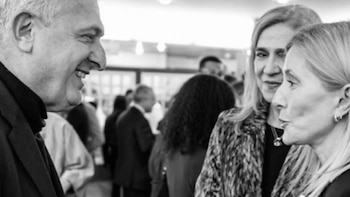 La infanta Cristina junto a