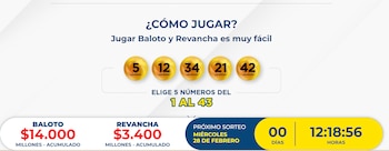 Así se juega Baloto tradicional