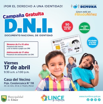 Este documento incorpora tecnologías avanzadas que dificultan la falsificación y ofrecen mayor protección frente a fraudes de identidad - Créditos: Municipalidad de Lince.