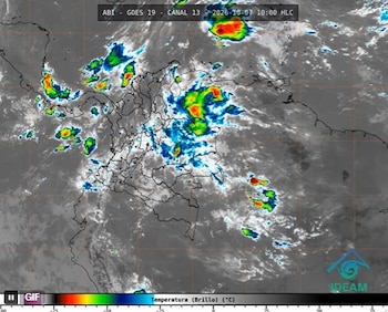 Se avecinan lluvias en Bogotá durante la tarde y noche del miércoles 7 de octubre - crédito Ideam/X