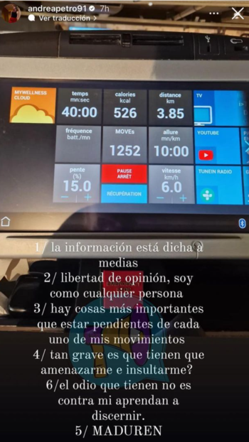 Andrea Petro aseguró que el