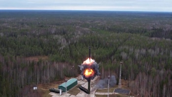 Lanzamiento de una cabeza nuclear