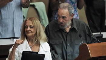 Fidel con Dalia Soto del