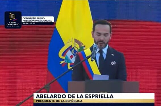 El presidente de Colombia para el periodo 2026-2030 da su primer discurso presidencial - crédito captura de pantalla Canal Congreso