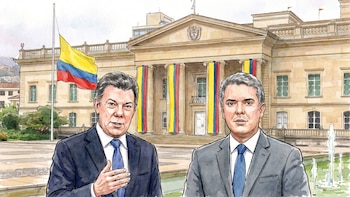 Dos expresidentes, dos advertencias para el país: Juan Manuel Santos e Iván Duque expusieron sus visiones antes de la segunda vuelta presidencial