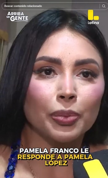 Pamela Franco revela por qué tomó acciones legales contra Pamela López: “Para todo hay un límite”. Captura: 'Arriba Mi Gente.'
