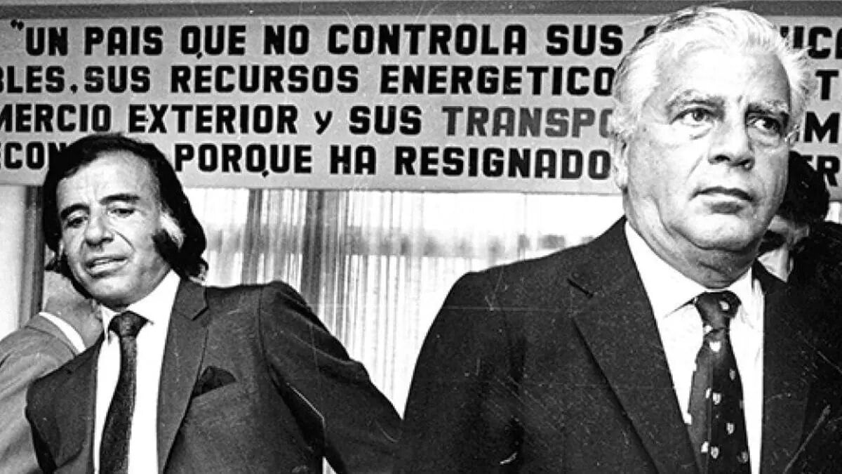 Carlos Menem se impuso con el 54% de los votos en la interna peronista y quedó habilitado para competir en la elección presidencial (Archivo).