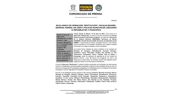 Fuerzas de seguridad realizaron 44