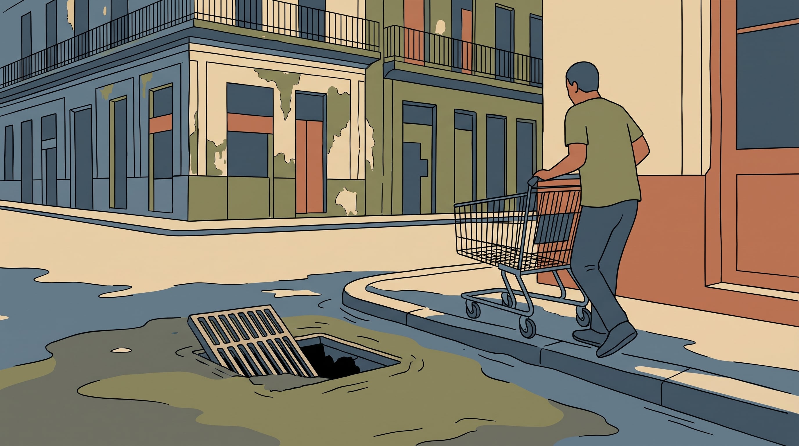 Muchas personas deben sortear diferentes riesgos ante el estado en el que se encuentran algunas vías en Cuba. /(Imagen Ilustrativa Infobae)