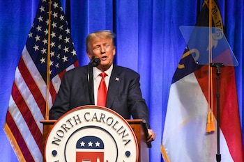 El ex presidente Donald Trump