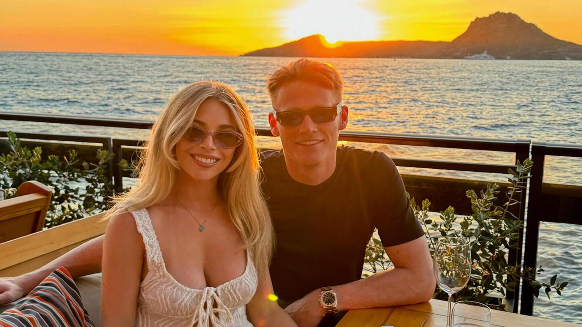 McTominay sufrió el quiebre de la compañía de su novia Cameron Readinges