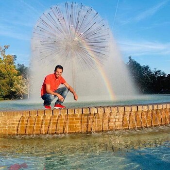 El becario del programa Sembrando