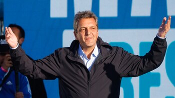 Sergio Massa llega a las