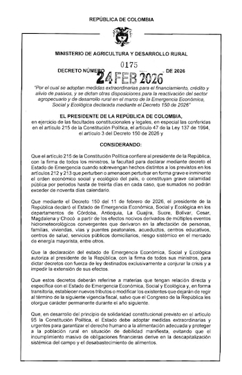 Este es el Decreto 0175