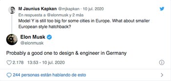 La respuesta de Musk en