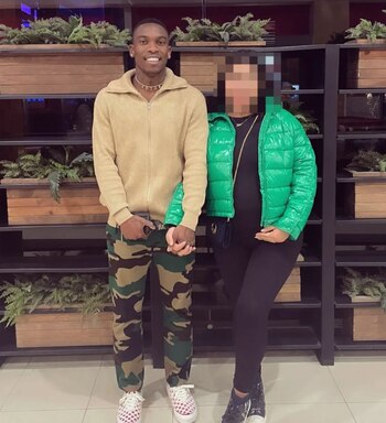 La esposa del jugador Fabian