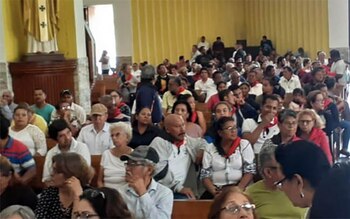 Los simpatizantes sandinistas llegaron desde