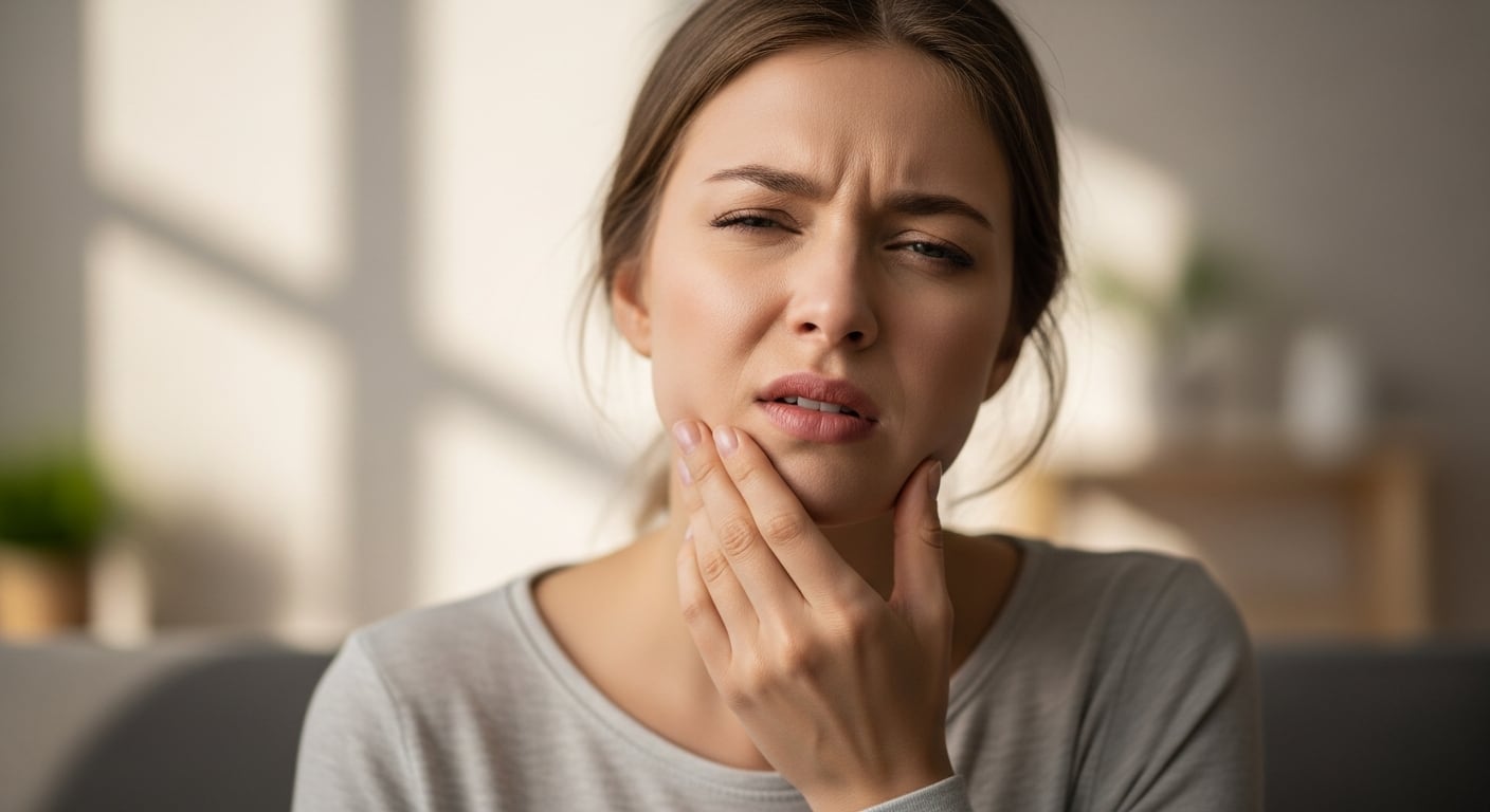 El dolor de mandíbula vinculado al estrés y la alta exigencia se presenta con síntomas como cefaleas, tensión facial y daño dental (Imagen Ilustrativa Infobae)