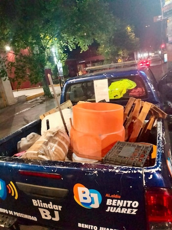 Detención de franeleros BJ