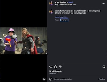 Furufuru utilizó la IA para poder rehacer escenas de películas icónicas. (Instagram)