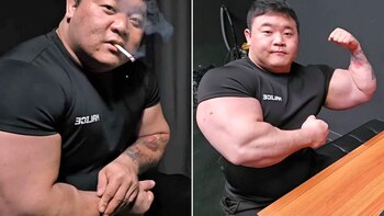 El fisicoculturista coreano perdió la