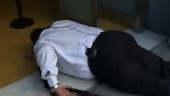 Carlos Ferrara al desmayarse cerca