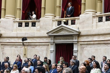 Sergio Massa y Javier Milei,