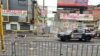 Balacera en Gamarra: Un muerto