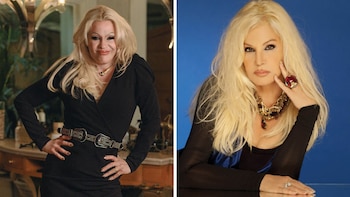 Leticia Brédice como Susana Giménez en los años 90, cuando la diva de los teléfonos era ya una de las confidentes más cercanas de Moria