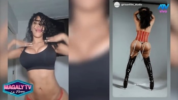 Hallan muerta a Raiza Martínez, ‘La Chocolatita’, influencer relacionada con Pedro Aquino. Captura: Magaly Tv La Firme.
