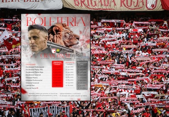 Las boletas para la final