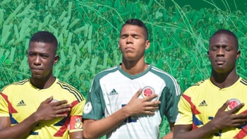 El arquero colombiano Kevin Mier ha hecho todo el proceso con las juveniles de la Selección Colombia, jugando con la sub-15, sub-17, sub-20 y sub-23 - crédito Infobae