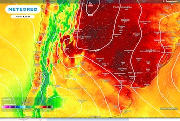 Comenzó a desplazarse un frente