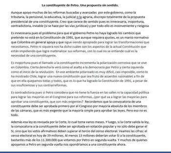 El abogado Uprimny expuso sus razones para decir que la propuesta del presidente Petro no tiene sentido - crédito @RodrigoUprimny/X