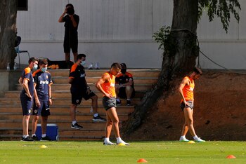 Algunos jugadores disputaron la sesión