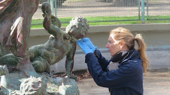 La restauradora lleva seis años