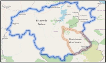 Mapa de referencia del estado