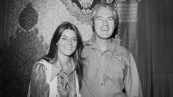 Timothy Leary con su esposa