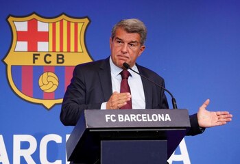 Laporta reconoció que Messi tiene