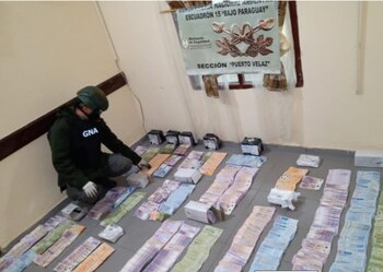 Gendarmería secuestró unos 2,3 millones