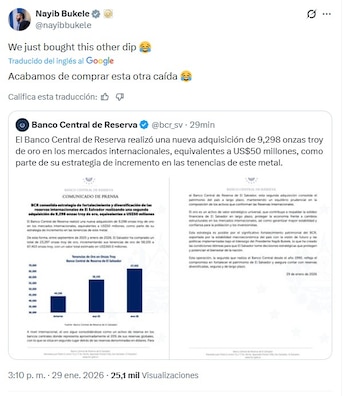 El presidente de El Salvador