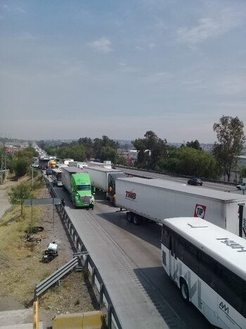Durante unos minutos, los manifestantes