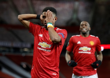 Amad Diallo celebrá su primer