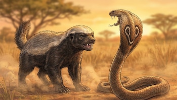 Cómo los tejones meleros sobreviven a mordeduras de cobras que pueden ser mortales para los humanos