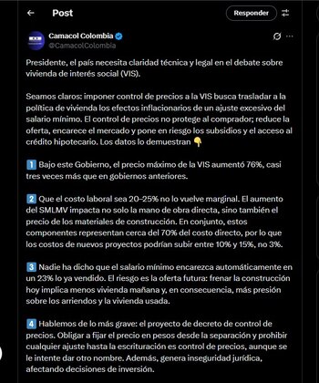 Camacol advierte que los controles