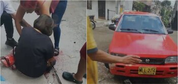 El agresor, tras realizar los disparos, logró escapar del lugar utilizando los callejones del sector antes de que las autoridades pudieran intervenir - crédito @denunciasantioquia / X