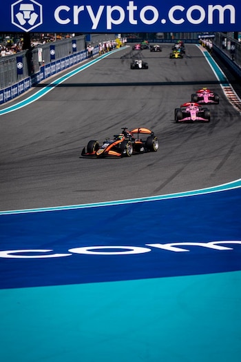 Nico Varrone dejó buenas sensaciones en Miami (Prensa Nicolás Varrone - VAR)