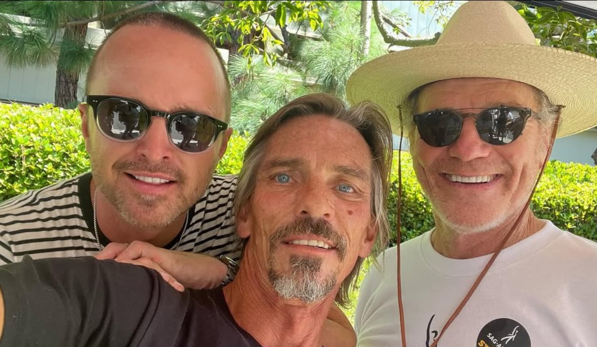 Charles Baker valoró la capacidad de Aaron Paul para transmitir emoción desde la primera lectura de mesa en Breaking Bad (Instagram/@thecharlesbaker)