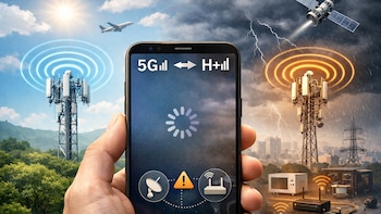 ¿Por qué mi celular cambia de 5G a H+ aunque tenga cobertura?